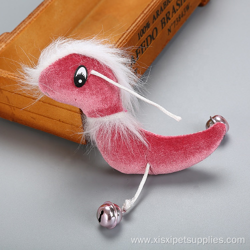 Wholesale plush ant shape cat toy with Bell